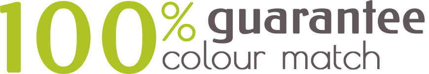 100% colour match guarantee