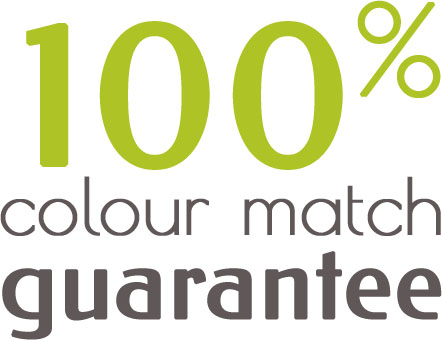 100% colour match guarantee